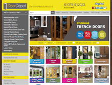 Tablet Screenshot of doordepot.co.uk